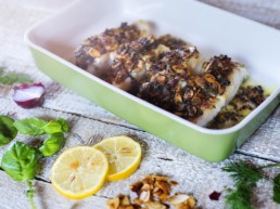 Almond crusted cod